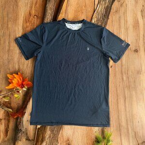 SPYDER Men's Black Patterned Swim Rash Guard T Shirt Sz M NEW NWT